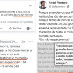 André Ventura acha que os nossos Heróis cometem crimes de guerra?