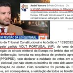 André Ventura diz que o Chega venceu mas o Tribunal Constitucional só analisou o recurso apresentado...