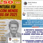 André Ventura não foi o político com menos rendimentos em 2021! Será que é o 16º com mais rendimento...