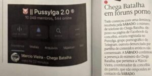 Número do Chega Batalha registado em grupo pornográfico do Telegram
