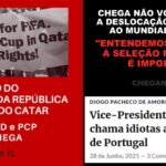 Deputado do Chega que chamou idiotas aos jogadores de Portugal diz que é importante o apoio de Marce...
