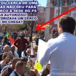 Chega juntou cerca de uma centena mas não foi suficiente para fazer o Cerco autorizado pelo Moedas à...