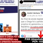 André Ventura publicou mais um gráfico enganador e o Chega foi novamente o partido que menos produzi...